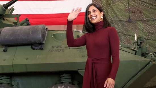 Usha Vance and Melania Trump met with students, educators, military families and Service members.(REUTERS)