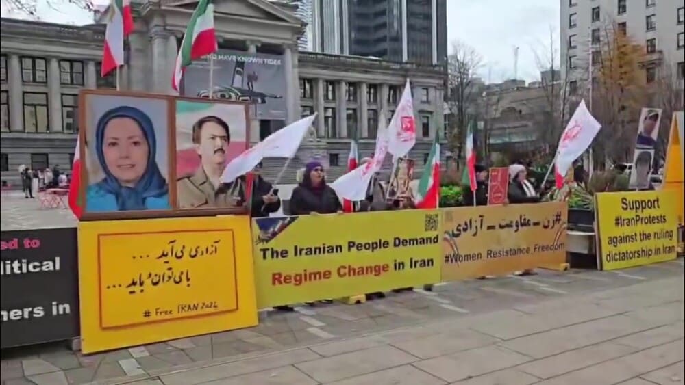Vancouver Rally Condemns Executions, Demands Release of Iranian Political Prisoners