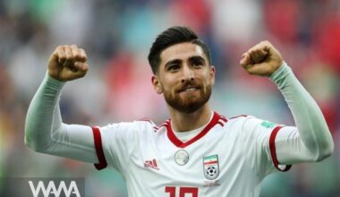 Alireza Jahanbakhsh, captain of Iran’s national football team