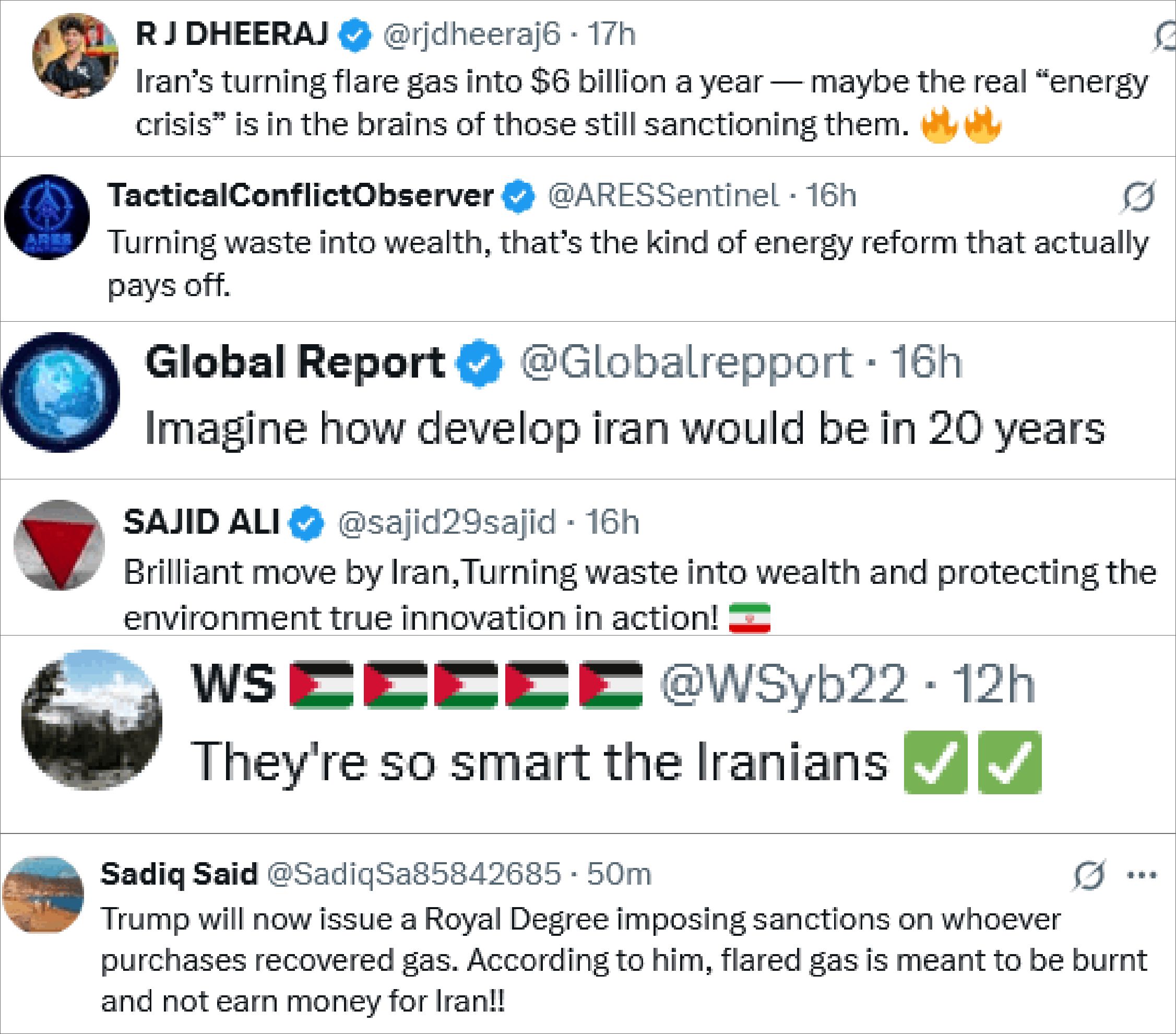 Foreign Observers Praise Iran’s Major Gas Recovery