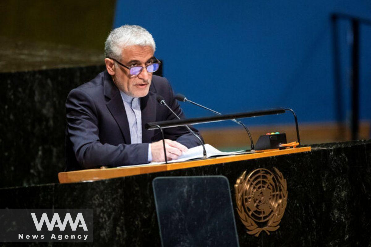 Amir Saeid Iravani, Ambassador and Permanent Representative of the Islamic Republic of Iran to the United Nations. UN