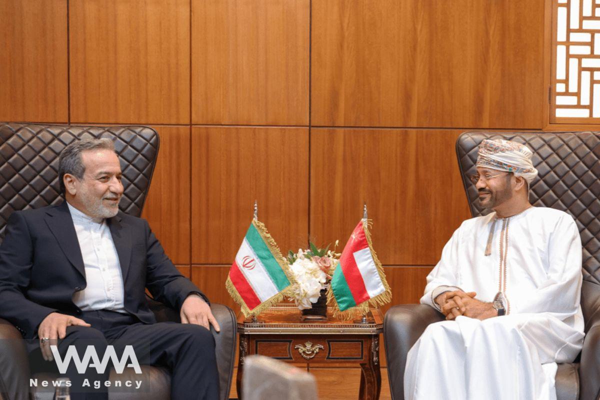 Oman’s Foreign Minister, Badr Al Busaidi, and Iran’s Foreign Minister Seyed Abbas Araghchi