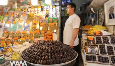 Dates are seen in a shop during the Muslim holy month of Ramadan in Tehran