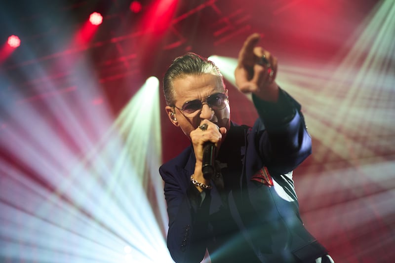 Dave Gahan performs during the Mark Lanegan tribute at the Roundhouse in London in December 2024. Photograph: Ki Price/WireImage