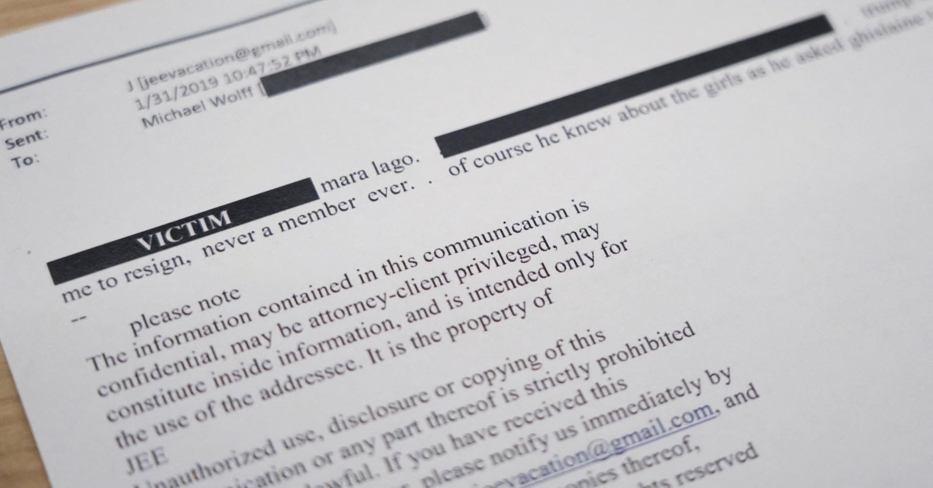 Epstein emails say Trump 'knew about the girls'; new House Democrat pledges file release