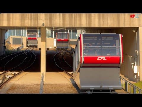 Luxembourg City  🇱🇺 | Funiculaire Pfaffenthal-Kirchberg