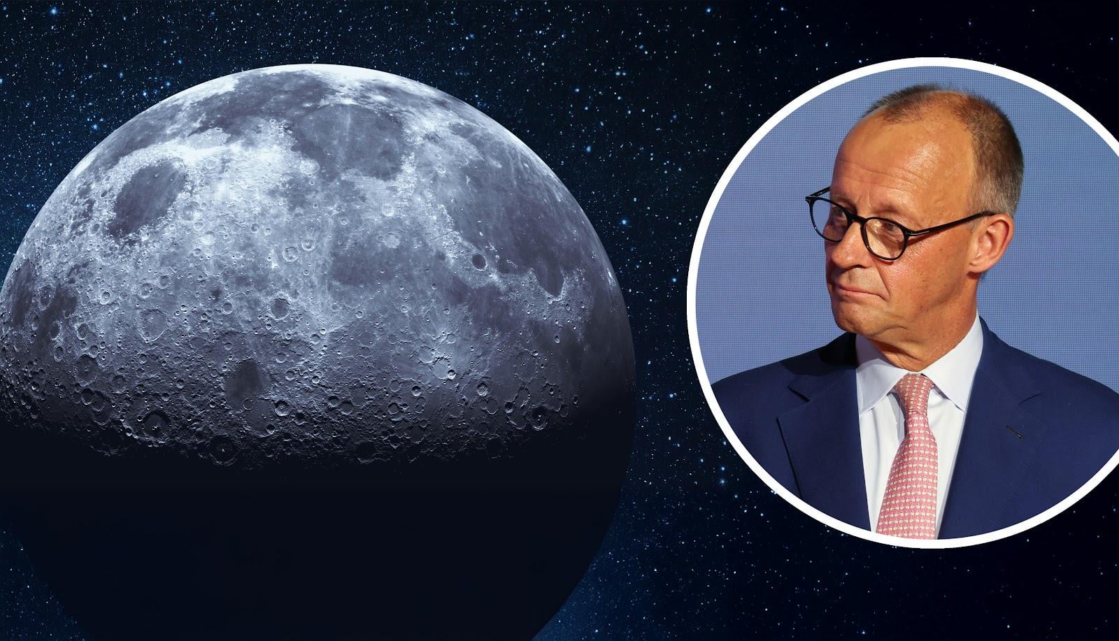 Deutscher soll zum Mond fliegen: Mehrheit der Bevölkerung nominiert Friedrich Merz