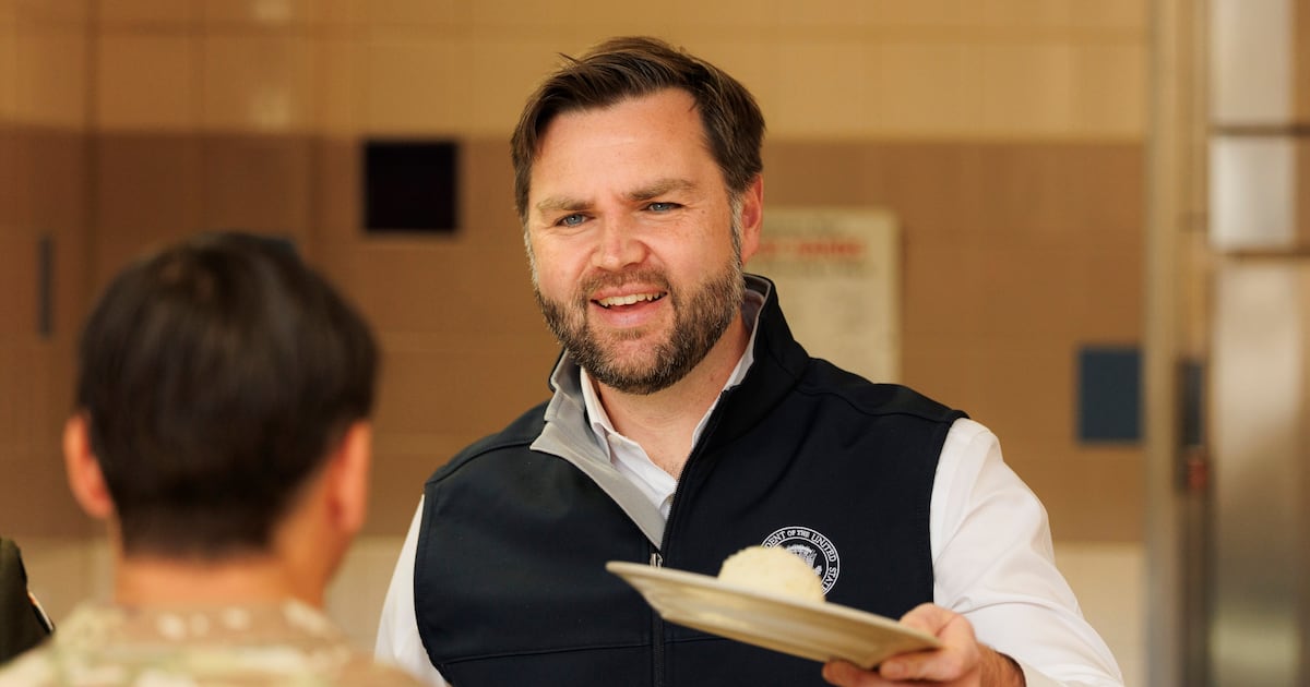JD Vance Performs Turkey of a Thanksgiving Skit to Troops