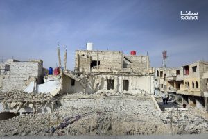 Emergency Minister ,Denmark Foreign Minister inspect Tishreen neighborhood in Damascus