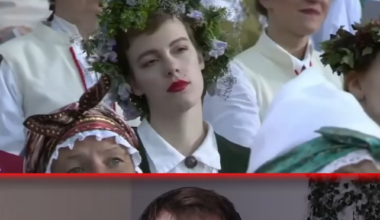 Īrietis klausās mūsu mūziku