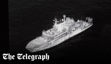 Russian spy ship fires lasers to blind RAF pilots