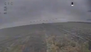 Unique footage of Ukrainian 80th Air Assault Brigade’s UAVs in action.