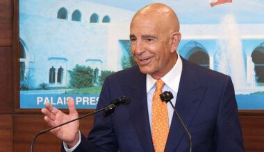 Tom Barrack: Hezbollah's remaining weapons arsenal is the only hurdle to Israeli-Lebanese peace | 'It's unreasonable there is no dialogue between Israel and Lebanon. Israel is ready to reach a border agreement with Lebanon. There'll be no problem between Lebanon and Israel if Hezbollah's disarmed'