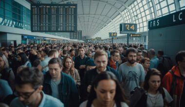 Travellers stranded in europe, including france, uk, netherlands, germany, sweden, as air france, easyjet, klm, lufthansa, sas face 22 flight cancellations and 1031 delays across paris, london, amsterdam, frankfurt, stockholm and more