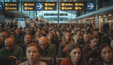 More than 75 flight cancellations and 864 delays hit europe, including sweden, finland, spain, belgium, france, as sas, finnair, vueling, brussels, air france face travel chaos, leaving thousands of travelers stranded across goteborg, helsinki, barcelona, brussels, paris