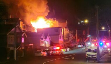 Crews fight spate of fires in Dunedin overnight, 3 treated as suspicious
