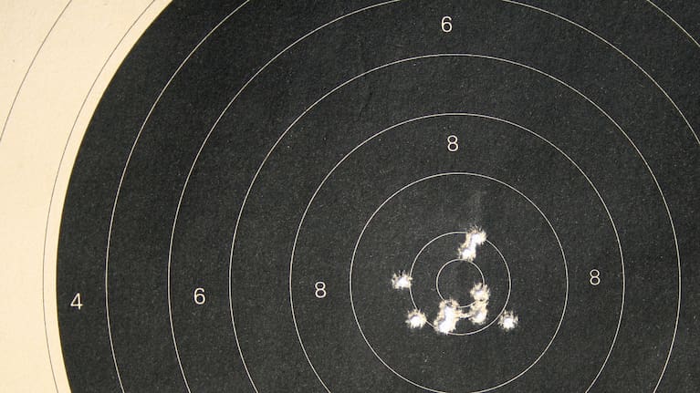 A shooting target.