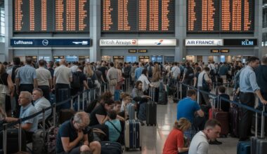 Travel chaos in ireland, sweden, uk, france, netherlands, germany, and more as lufthansa, emerald, sas, british, air france, klm, and other airlines face 41 flight cancellations and 858 delays across dublin, stockholm, belfast, paris, amsterdam, frankfurt, and more