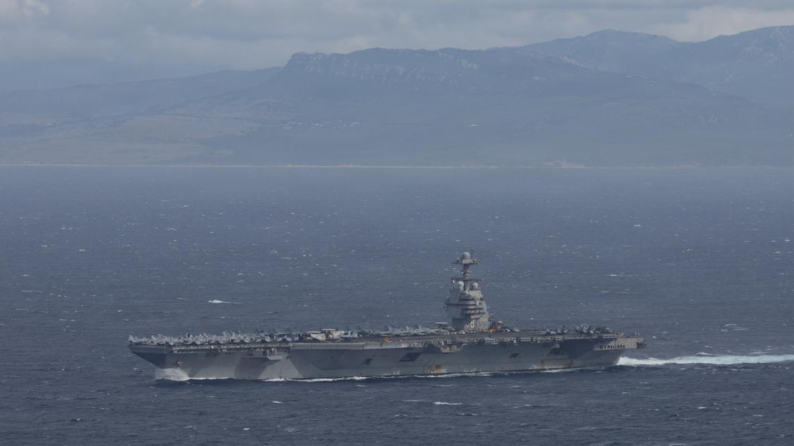 Gerald R. Ford Carrier Strike Group enters U.S. Southern Command area on Pete Hegseth's directive