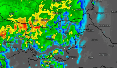 Hladna fronta prinaša nalive in močan veter, Arso izdal oranžno opozorilo