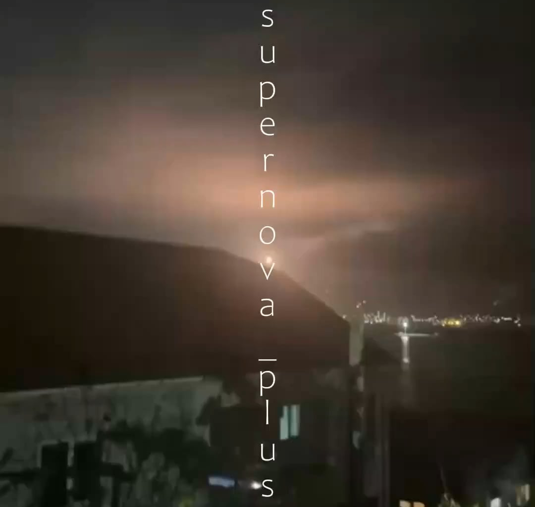 A Russian civilian records a close encounter with a misguided air defense missile. Gelendzhik, Krasnodar Krai, Russia