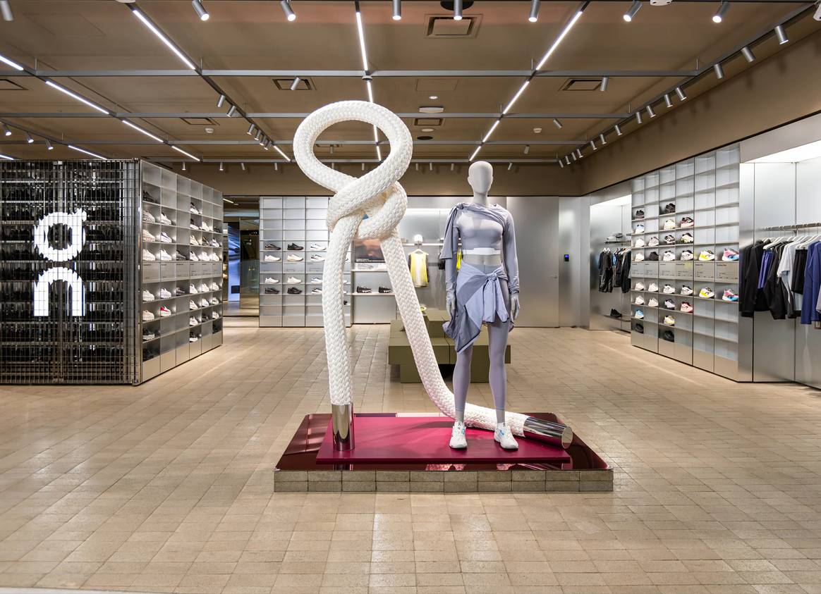 On Running store, South Korea.