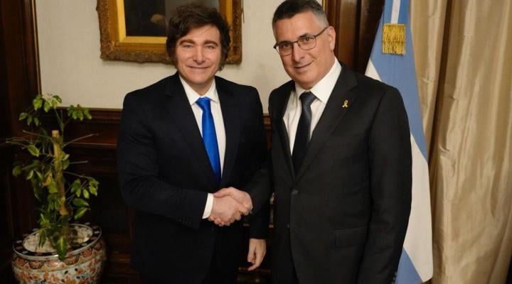 Israel, Argentina Strengthen Ties as Milei Plans to Open Embassy in Jerusalem, Saar Leads Diplomatic Mission