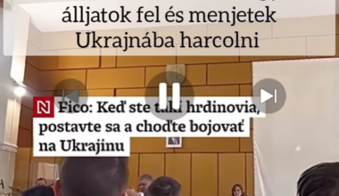 A diákok kulcsaikat csörgetve hagyták faképnél Fico-t, miután az Ukrajnába küldte harcolni őket