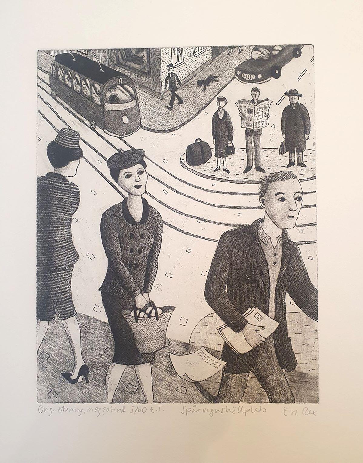 <em>Tram Stop</em> by Eva Rex