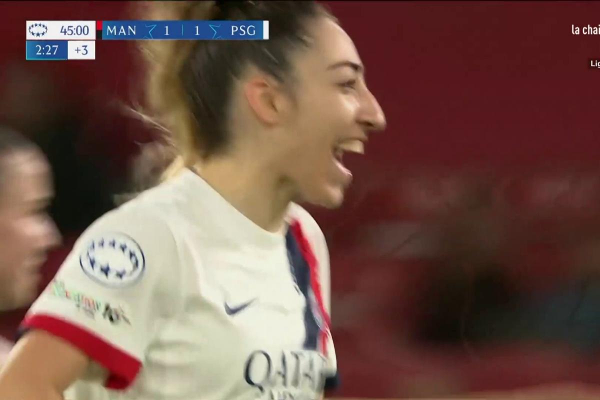 Le superbe but d'Olga Carmona pour le PSG face à Manchester United en Ligue des champions