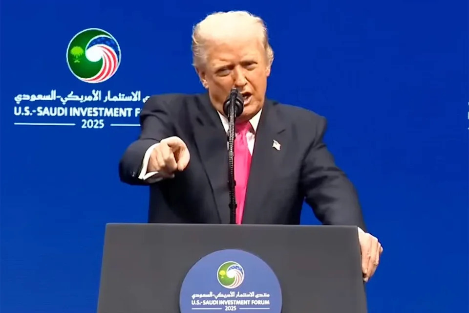 The White House President Donald Trump at the U.S. - Saudi Investment Forum in Washington D.C., on Nov. 19, 2025