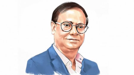 Bangladesh Bank Governor Ahsan H Mansur. TBS Sketch