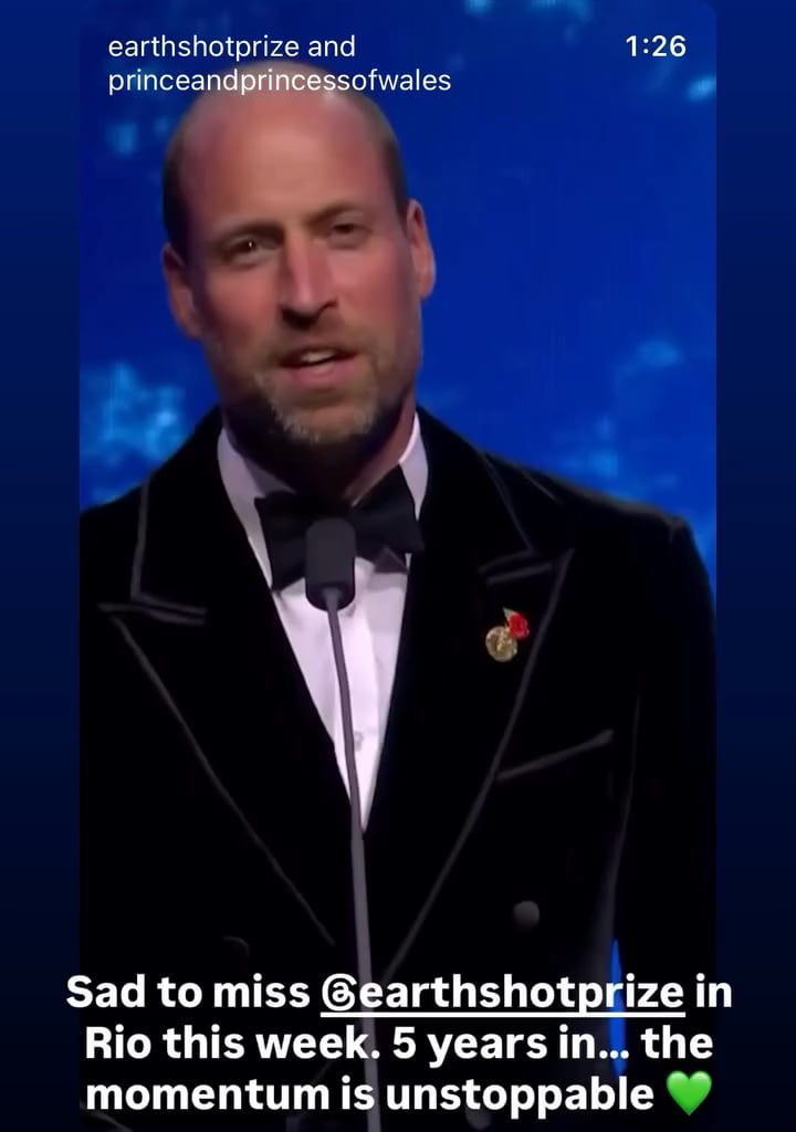 David Beckham reposts William’s Earthshot speech, says he’s ’sad to miss’ the ceremony in Rio…’the momentum is unstoppable’