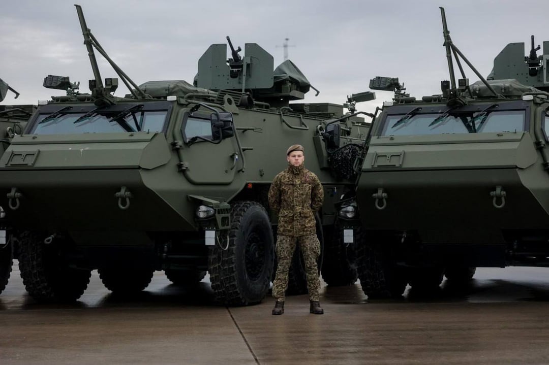 Latvia has handed over another 21 Patria 6x6 APC's to the Ukrainian armed forces.