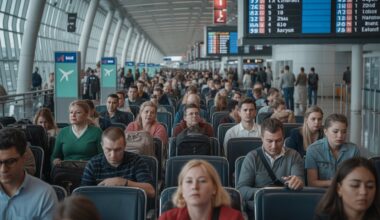 Over 329 delays and 32 flight cancellations hit europe, including ireland, denmark, uk, france, netherlands, as sas, emerald, virgin atlantic, air france, klm affecting travel at dublin, copenhagen, london, paris, amsterdam