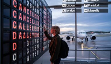 Passengers stranded in finland, portugal, germany, uk, france as finnair, tap, lufthansa, virgin atlantic, air france face 22 flight cancellations and 589 delays across helsinki, lisbon, frankfurt, london, marseille, and more