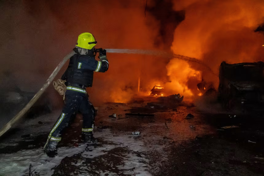 NATO scrambles fighter jets in Polish and Romanian airspace as Russia launches combined attack on Ukraine