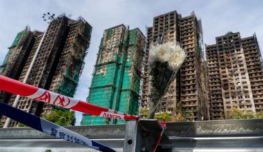 Hong Kong apartment block fire death toll jumps to 128, officials warn could rise further