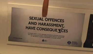 Tube poster. How is a gavel an ‘N’?