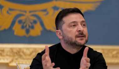 Ukrainian President Volodymyr Zelensky is keen for further financial support from European allies