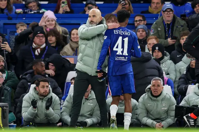 Enzo Maresca and Estevao