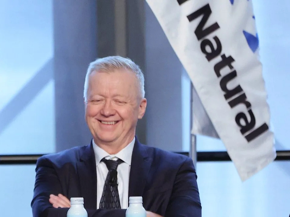  Canadian Natural Resources president Scott Stauth during the company’s annual general meeting at the Telus Convention Centre in May.
