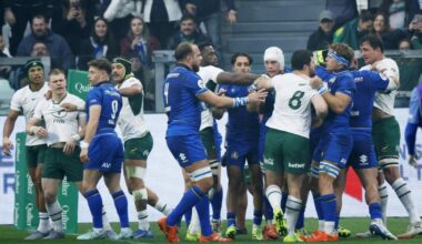 Comme face aux Bleus, l'Afrique du Sud encore vite réduite à 14 face à l'Italie pour un plaquage dangereux