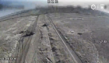 Ukrainian drone takes out 3 russian  soldiers at once. Donetsk region