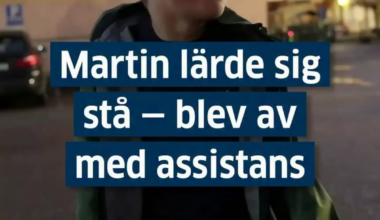 CP skadat barn lär sig att stå i 30 sekunder och blir av med sin assistans.