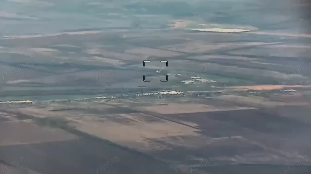 Detonation of Russian Grad MLRS