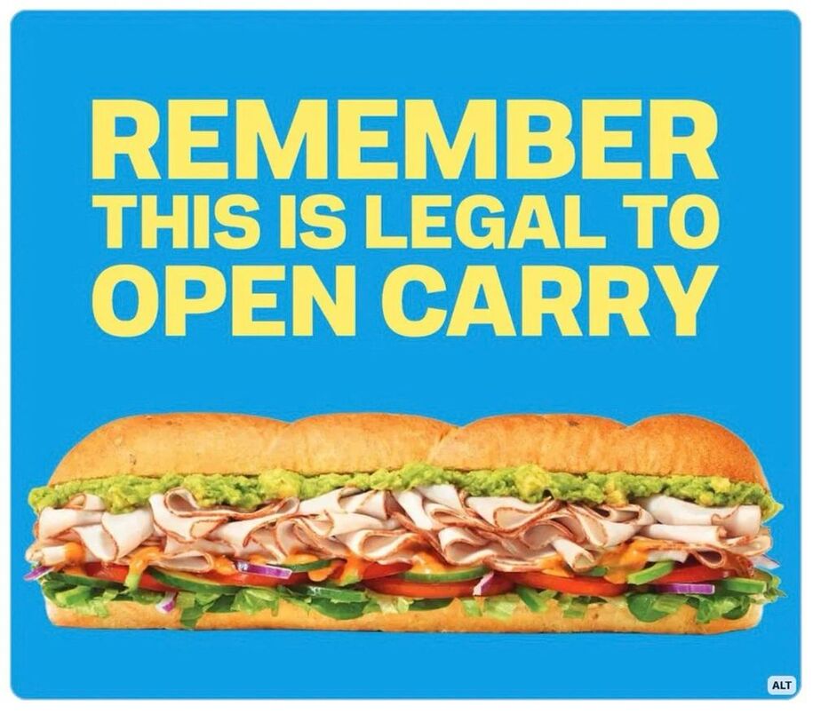 'When you're POTUS* they let you do it.' If you like that, don't vote tomorrow. Open carry a sub.