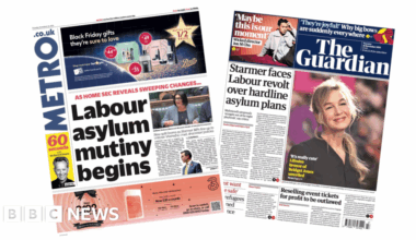 'Labour asylum mutiny begins' and 'crackdown' on ticket touts