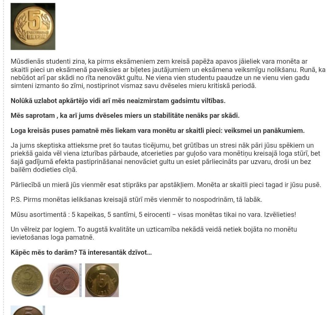 "Dvēseles miers un stabilitāte"