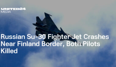 Russian Su-30 Fighter Jet Crashes Near Finland Border, Both Pilots Killed — UNITED24 Media